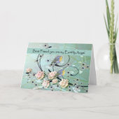 友人に別れを告げる カード (正面)