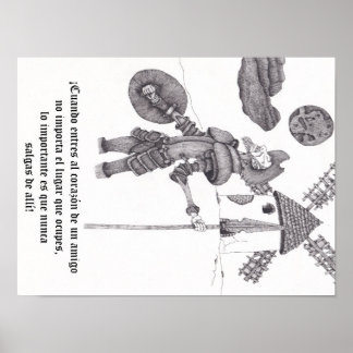 友人に対する謝辞 ポスター