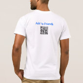 "友人に"の服装加えて下さい Tシャツ (裏面)