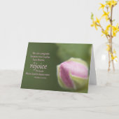 友人のためのお祝いカード カード (黄色い花)