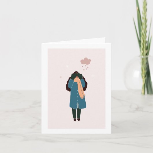 友人のためのクリスマスカード カード (正面)