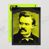 友人のためのニーチェのはがき ポストカード (正面/裏面)