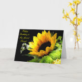 友人のためのバースデー・カード カード (黄色い花)