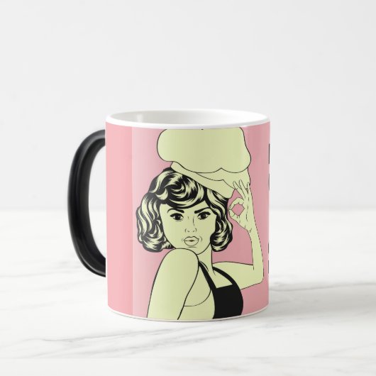 友人のためのポーランドの誕生日のギフト モーフィングマグカップ (正面左)