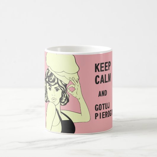 友人のためのポーランドの誕生日のギフト モーフィングマグカップ (中央)