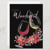 友人のためのワインスタイルカード シーズンカード (正面/裏面)