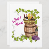 友人のためのワインスタイルカード シーズンカード (正面/裏面)