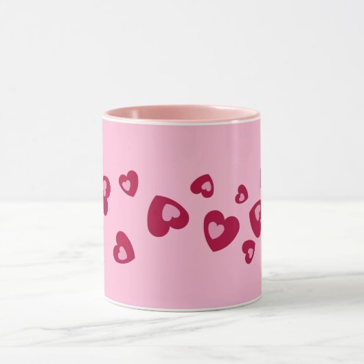 友人のための愛の贈り物,妻の夫ガールフレンドMAG マグカップ (中央)