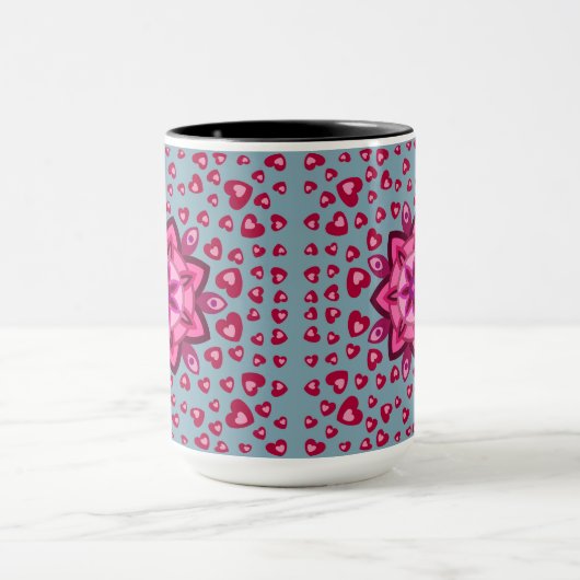 友人のための愛の贈り物,妻の夫ガールフレンドMAG マグカップ (中央)