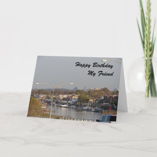 友人のための誕生日カード カード (正面)