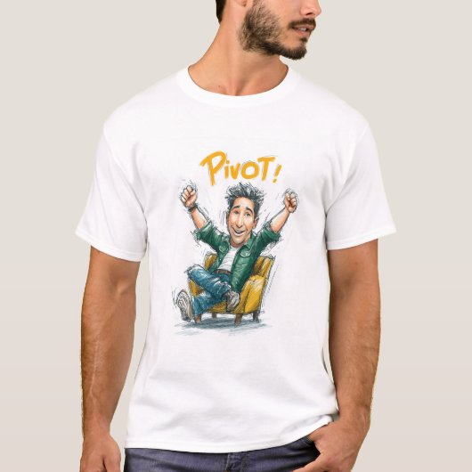 友人のためのPivot Ross TシャツGift Tシャツ (正面)