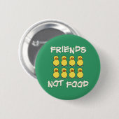 友人のない食糧ボタン 缶バッジ (正面&裏面)
