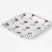 友人のみ30女の子の少年の子供7月の友情 ペーパープレート (傾斜あり)