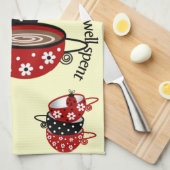 友人のキッチンタオルと共有するコーヒーのカップ キッチンタオル (四つ折り)