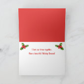 友人のクリスマスヒツジのために シーズンカード (内部)