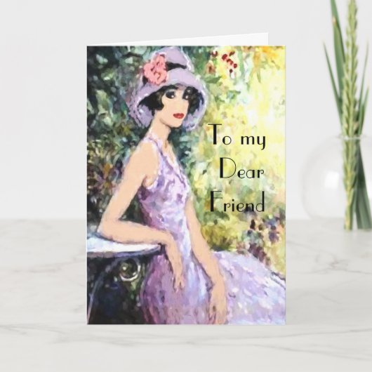 友人のグリーティングカード用 カード (正面)