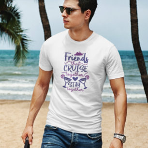 友人のグループの巡航旅行の休暇 Tシャツ