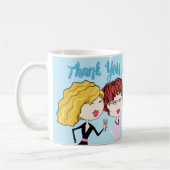 友人のコーヒー・マグがあることをありがとう コーヒーマグカップ (左)