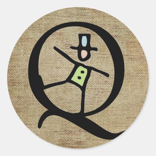 友人のシール ラウンドシール (正面)