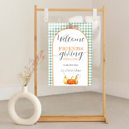 友人のディナー、感謝祭与え歓迎サイン ポスター