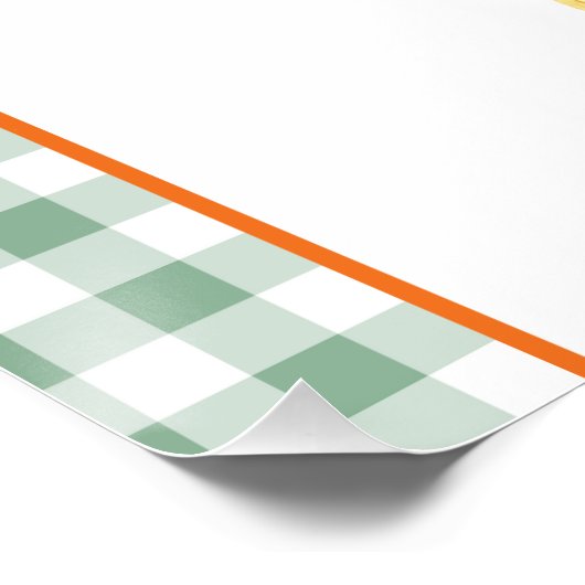 友人のディナー、感謝祭与え歓迎サイン ポスター (コーナー)