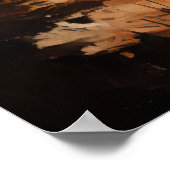 友人のデジタ最高のル・ウォール・アートを持つ男 ポスター (角)