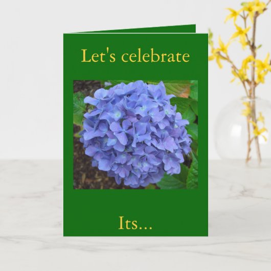 友人のバースデー・カード カード (黄色い花)