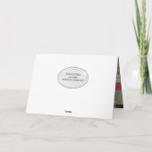 友人のパッチワークキルト誕生日 カード (裏面)