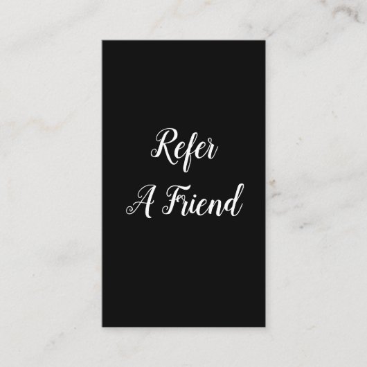 友人のビジネス紹介名刺を参照する 名刺 (正面)