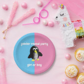 友人のペンギンパーソナライズされた。 ペーパープレート (パーティー)