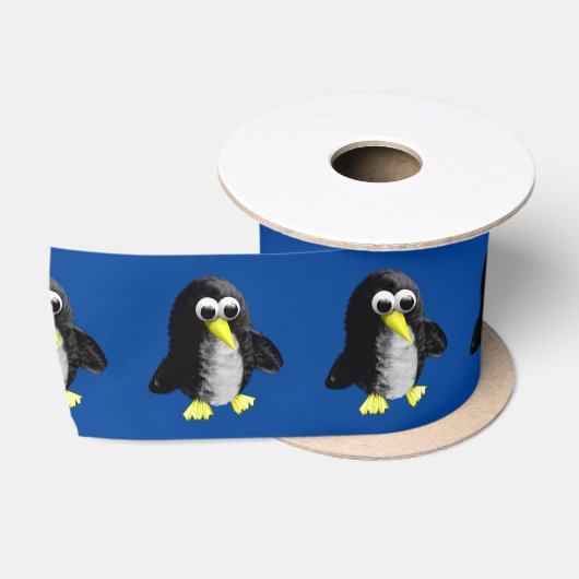 友人のペンギン サテンリボン (リール)