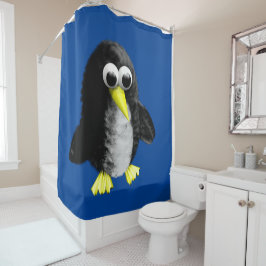友人のペンギン シャワーカーテン