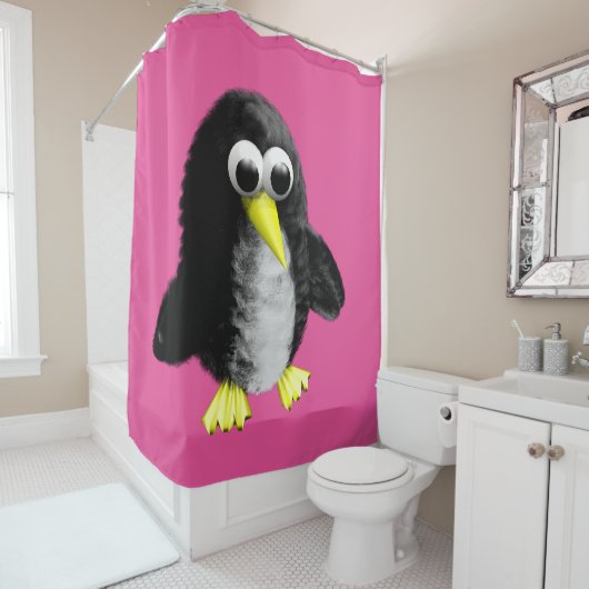 友人のペンギン シャワーカーテン (インサイチュ)
