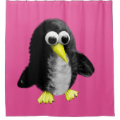友人のペンギン シャワーカーテン (正面)