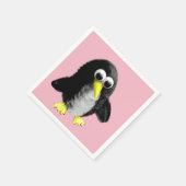 友人のペンギン スタンダードカクテルナプキン (角)