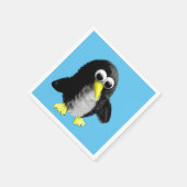友人のペンギン スタンダードカクテルナプキン (角)