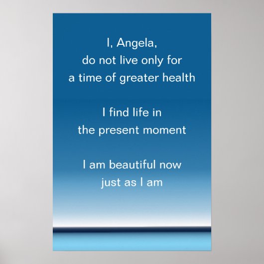 友人のポスターにプレゼントする ポスター (正面)