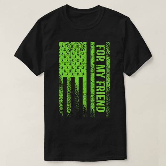 友人のライム病の認識度 Tシャツ (デザイン正面)