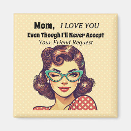 友人のリクエストを受け付けない マグネット