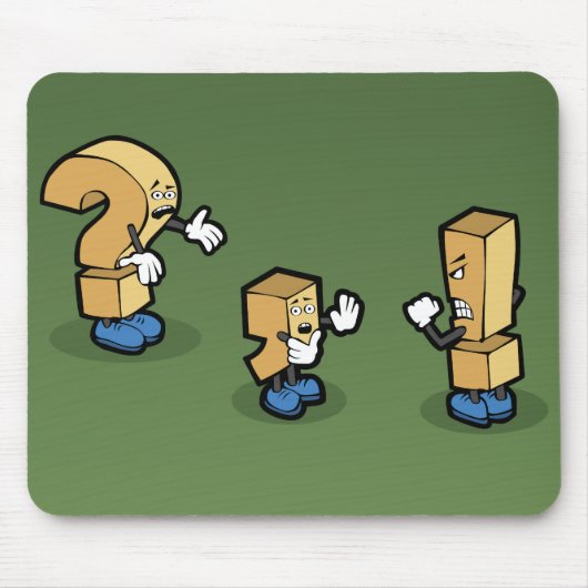 友人の中の議論 マウスパッド (正面)