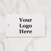 友人の会社名ロゴからあなたのための贈り物 ギフトタグ (裏面 (横))