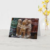 友人の円 カード (黄色い花)