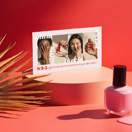 友人の写真のコラージュのモダン紹介を参照すはっきりしたる 名刺