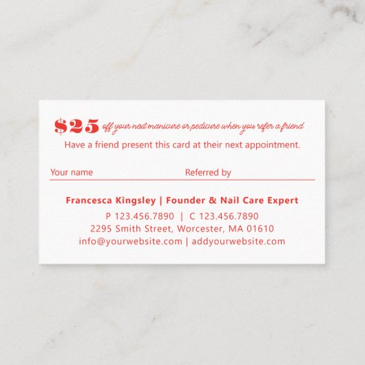 友人の写真のコラージュのモダン紹介を参照すはっきりしたる 名刺 (裏面)