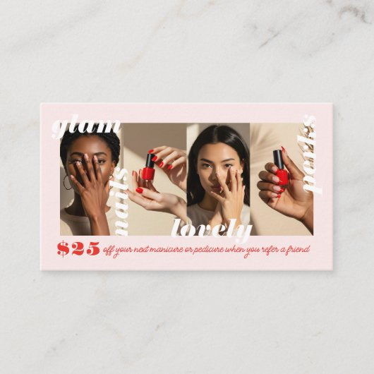 友人の写真のコラージュのモダン紹介を参照すはっきりしたる 名刺 (正面)