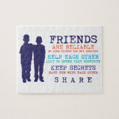 友人の友情の親友 ジグソーパズル (横)