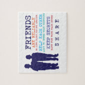 友人の友情の親友 ジグソーパズル (縦)