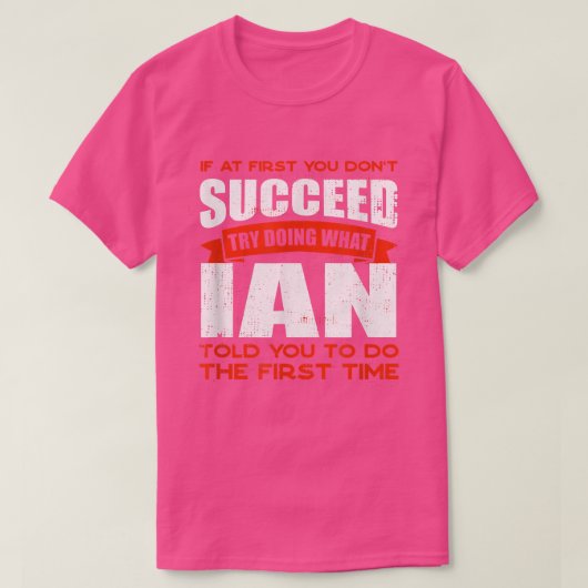 友人の名前をBuddy NickするようにIanが言ったこと Tシャツ (デザイン正面)