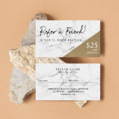 友人の大理石とエレガント金ゴールドの紹介を参照 名刺