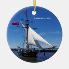 友人の好意のオーナメント セラミックオーナメント